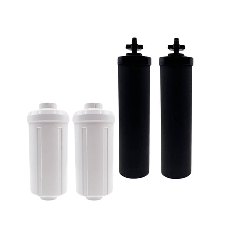 Orku Block Carbon + Fluoride Filter Pack - Replacement for Berkey Gravity System - SuperSaverAU - view 1