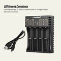 LiitoKala Lii-402 Smart Battery Charger - 4-Slot USB for 18650 AA AAA Li-ion NiMH - SuperSaverAU - view 5