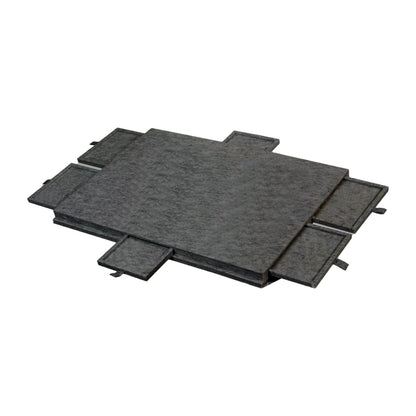 Premium Puzzle Board 1500pcs with Folding Stand & 6 Drawers - Grey