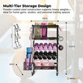 Social Hike Mobile Gym Storage Rack - Organiser for Weights & Accessories - SuperSaverAU - view 6