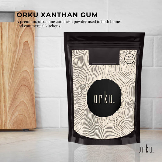 Orku 400g Xanthan Gum Thickener Pure Fine Powder 200 Mesh FCC E415 Food Additive