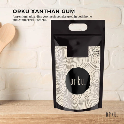 Orku 10Kg Xanthan Gum Thickener Pure Fine Powder 200 Mesh FCC E415 Food Additive