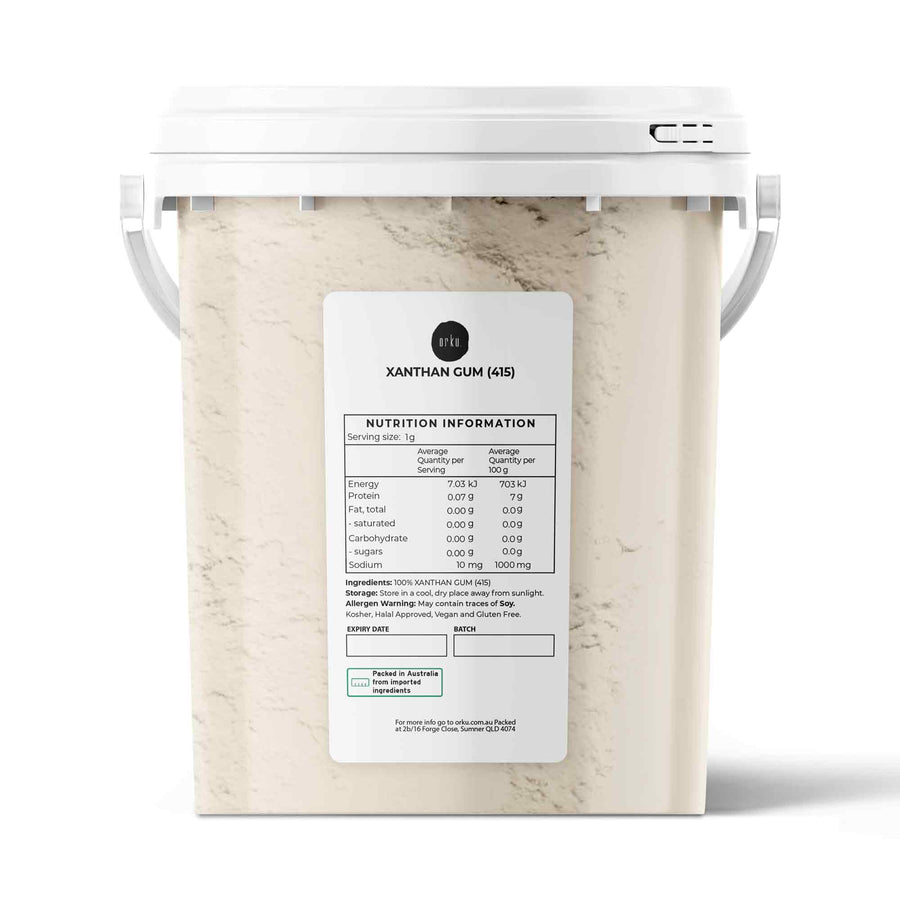 Orku 600g Xanthan Gum Thickener Pure Powder 200 Mesh FCC E415 Food Additive TUB - SuperSaverAU - view 1