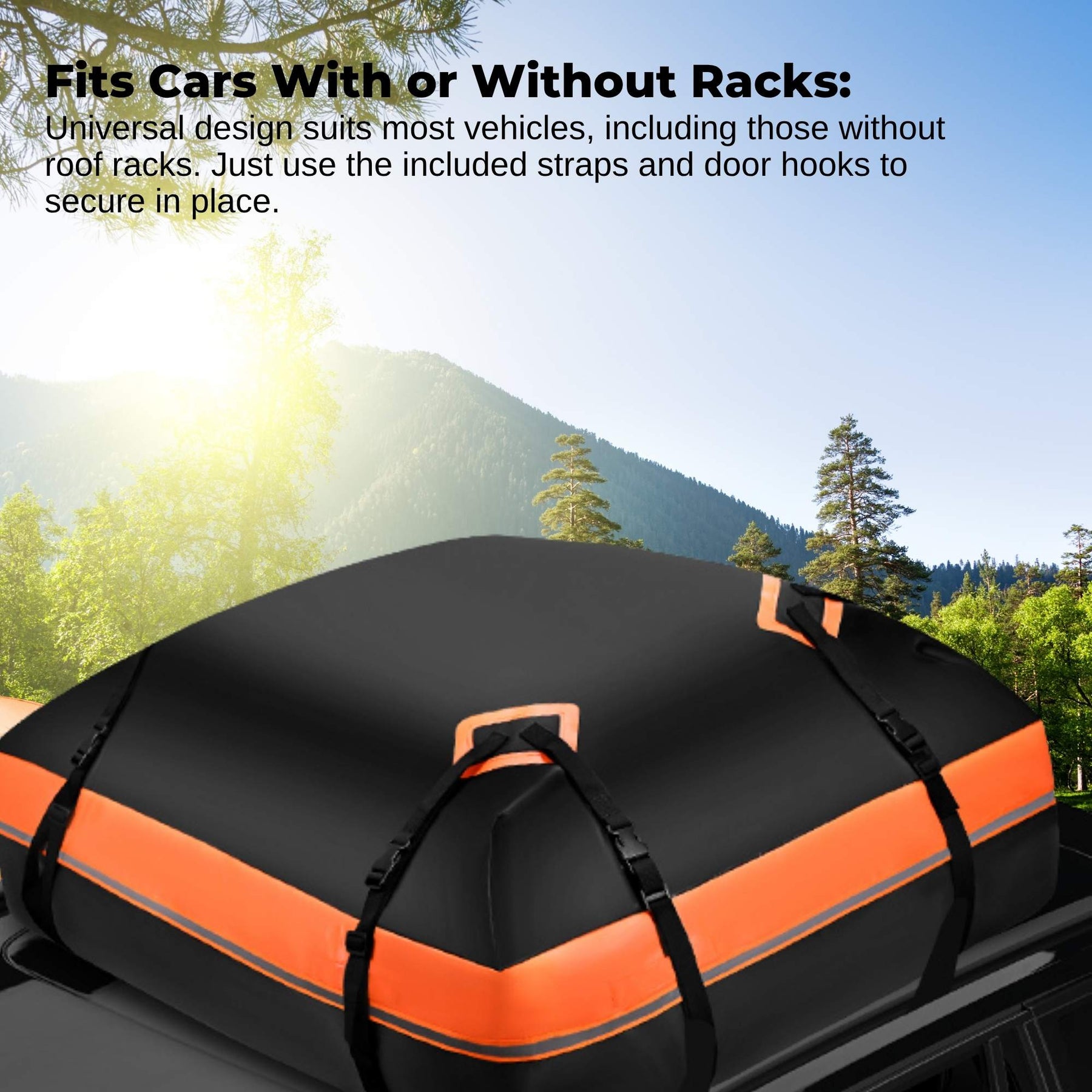 Social Hike 428L Waterproof Car Rooftop Storage Carrier Bag - SuperSaverAU - view 7