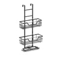 Kitchee 3-Tier Shower Caddy - Over Door Storage Rack, Black - SuperSaverAU - view 1