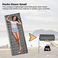 Social Hike Step-Inflating Camping Mattress - Lightweight Waterproof Grey - SuperSaverAU - view 4
