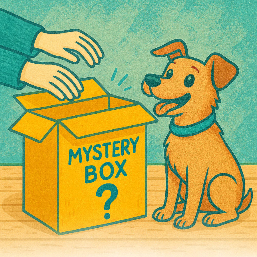 Premium Dog Mystery Box Lucky Dip Pet Products - 10+ Items