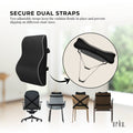 Orku Ergonomic Lumbar Support Cushion - Memory Foam, 43x40x11 cm, Portable, Washable - SuperSaverAU - view 5