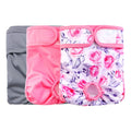 Rooster Farms Female Dog Diapers Small 3Pk Washable Reusable Nappies