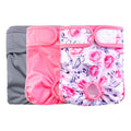 Rooster Farms Female Dog Diapers Small 3Pk - Washable Reusable Nappies Hook/Loop - SuperSaverAU - view 1