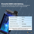 Social Hike Portable Camping Shower Kit - 6000mAh Rechargeable Pump, LED Display - SuperSaverAU - view 4