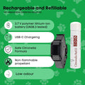 Rooster Farms Citronella Dog Bark Training Collar with Sound