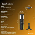 Social Hike Rechargeable Telescopic Camping Light 100cm, 20W Power Bank, IPX6 - SuperSaverAU - view 2
