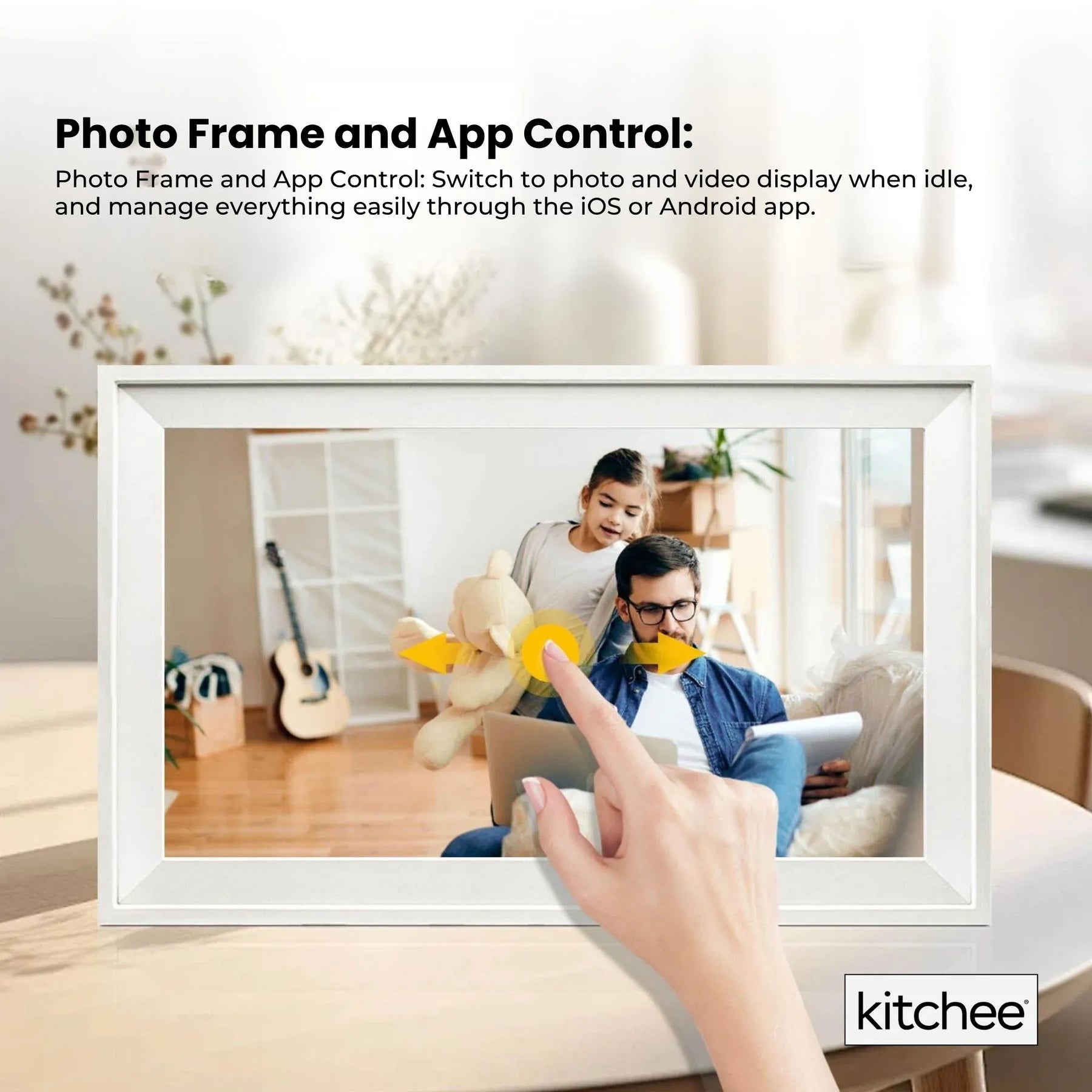 Kitchee Digital Calendar Smart Family Planner – White 15.6 Inch