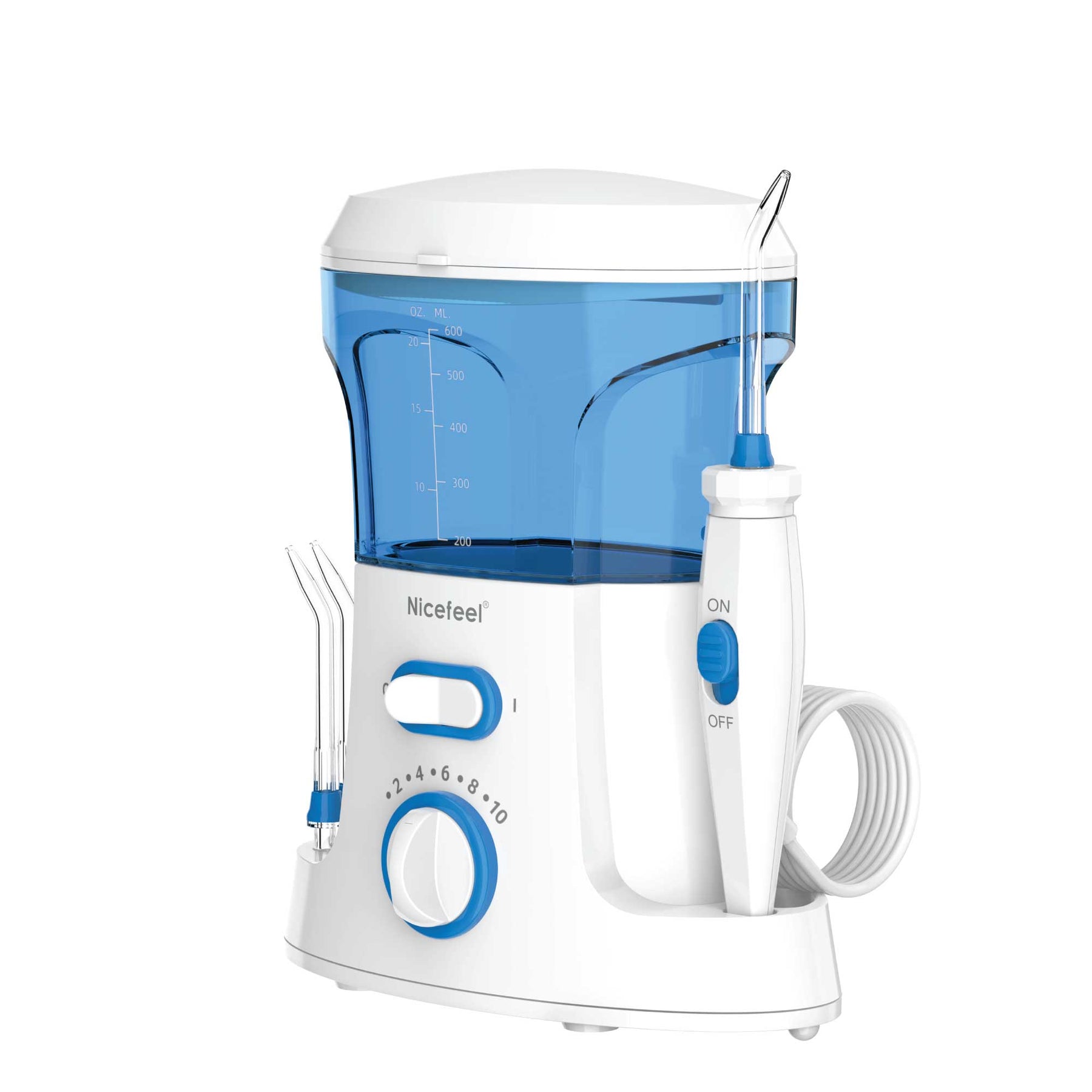 600ml Electric Dental Water Flosser Teeth Irrigator 10 Pressure Settings 7 Tips - SuperSaverAU - view 13