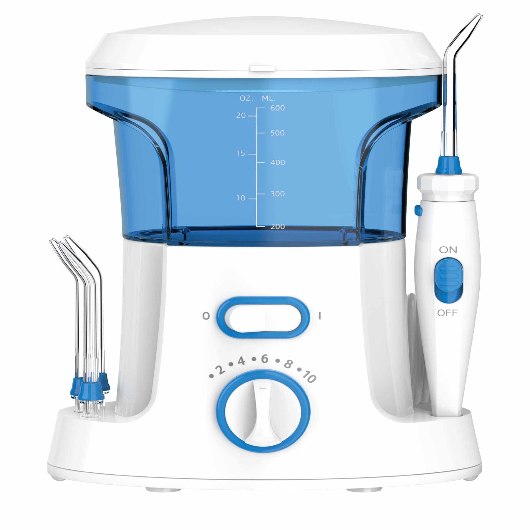 600ml Electric Dental Water Flosser Teeth Irrigator 10 Pressure Settings 7 Tips - SuperSaverAU - view 14