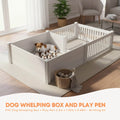 Rooster Farms PVC Dog Whelping Box & Playpen Kit - 2.3m x 1.15m
