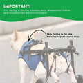 Rooster Farms Dog Wheelchair Replacement Harness Adjustable - XS