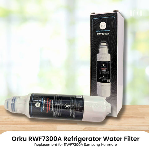 Orku RWF7300A Fridge Water Filter Replacement Cartridge