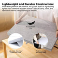 Social Hike 1000 Piece Felt Tilting Puzzle Board Silver with Cover and 6 Drawers