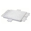 Social Hike 1500 Piece Felt Tilting Puzzle Board Silver with Cover and 6 Drawers