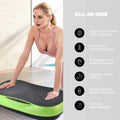 Social Hike KW566 55cm Vibration Plate Machine - Green