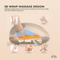 Orku 3D Shiatsu Foot Massager Machine with Heat Kneading Air Compression Champagne Gold - SuperSaverAU - view 3