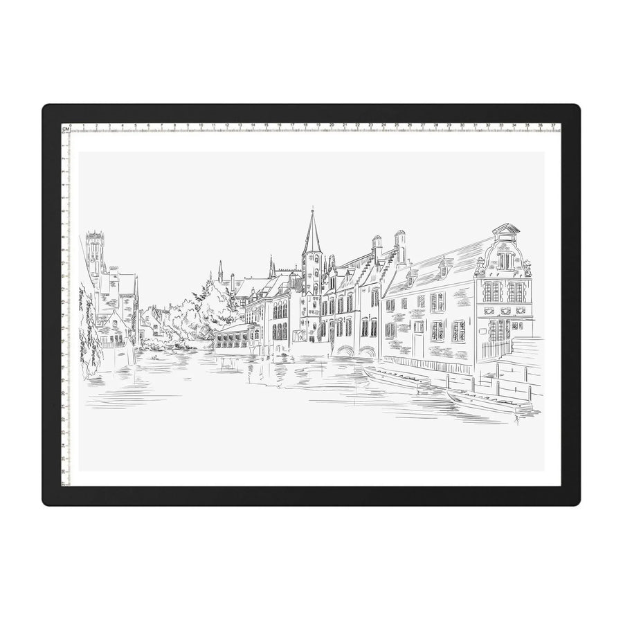 Social Hike A3 LED Light Pad Tracing Board Rechargeable USB-C 3000mAh Light Box - SuperSaverAU - view 1