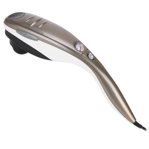 Champagne Handheld Full Body Massager with 6 Adjustable Heads and Vibration Speed Control - SuperSaverAU - view 1