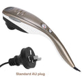 Champagne Handheld Full Body Massager with 6 Adjustable Heads and Vibration Speed Control - SuperSaverAU - view 3