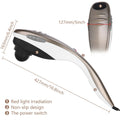 Champagne Handheld Full Body Massager with 6 Adjustable Heads and Vibration Speed Control - SuperSaverAU - view 6