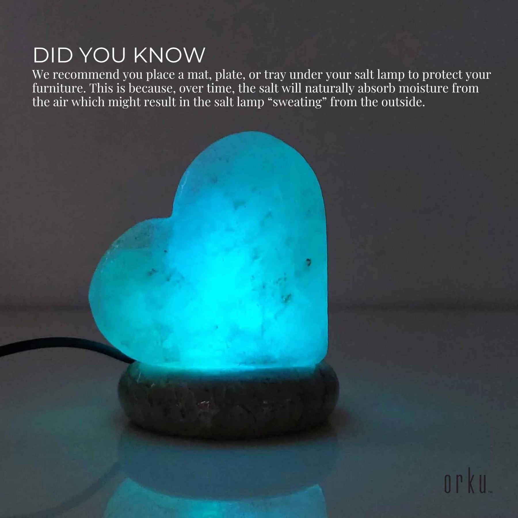 Premium Himalayan Pink Salt Lamp with Colour Changing LED - Heart USB