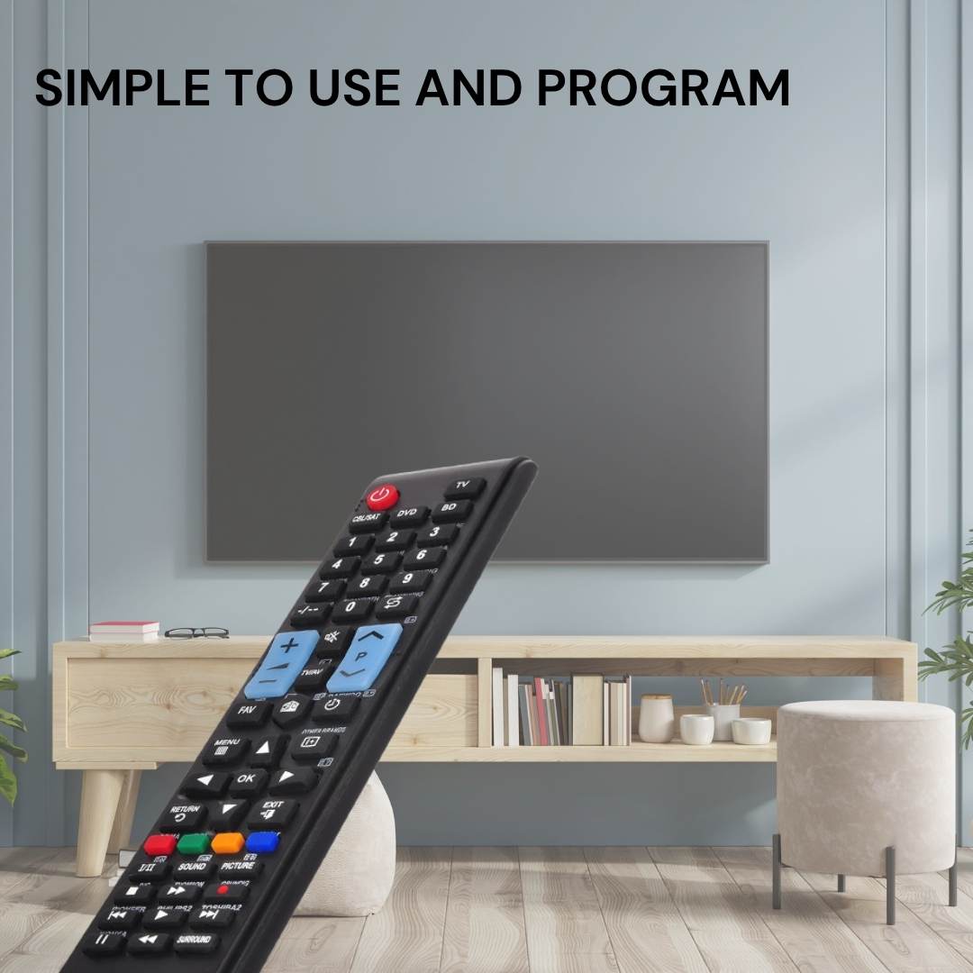 Tooleroo SMART TV Remote Control Compatible with PANASONIC DAEWOO HAIER & More - SuperSaverAU - view 3