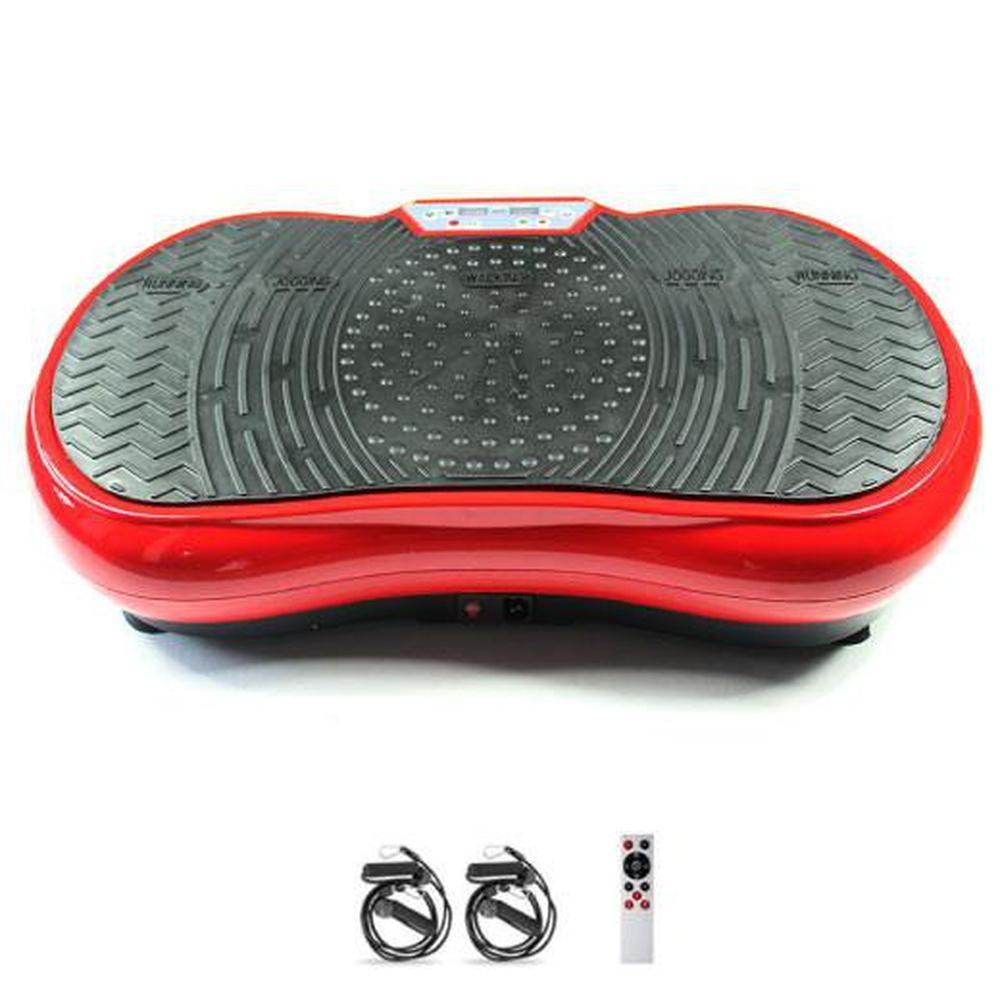 Social Hike Red Vibration Machine Platform - Exercise Plate Whole Body Workout - SuperSaverAU - view 1
