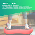 Social Hike Red Vibration Machine Platform - Exercise Plate Whole Body Workout - SuperSaverAU - view 4