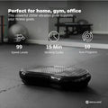 Social Hike Vibration Plate Machine with Remote & Resistance Bands - Black, 68cm