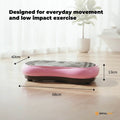 Social Hike Pink Vibration Machine Platform - Exercise Plate - Whole Body Workout