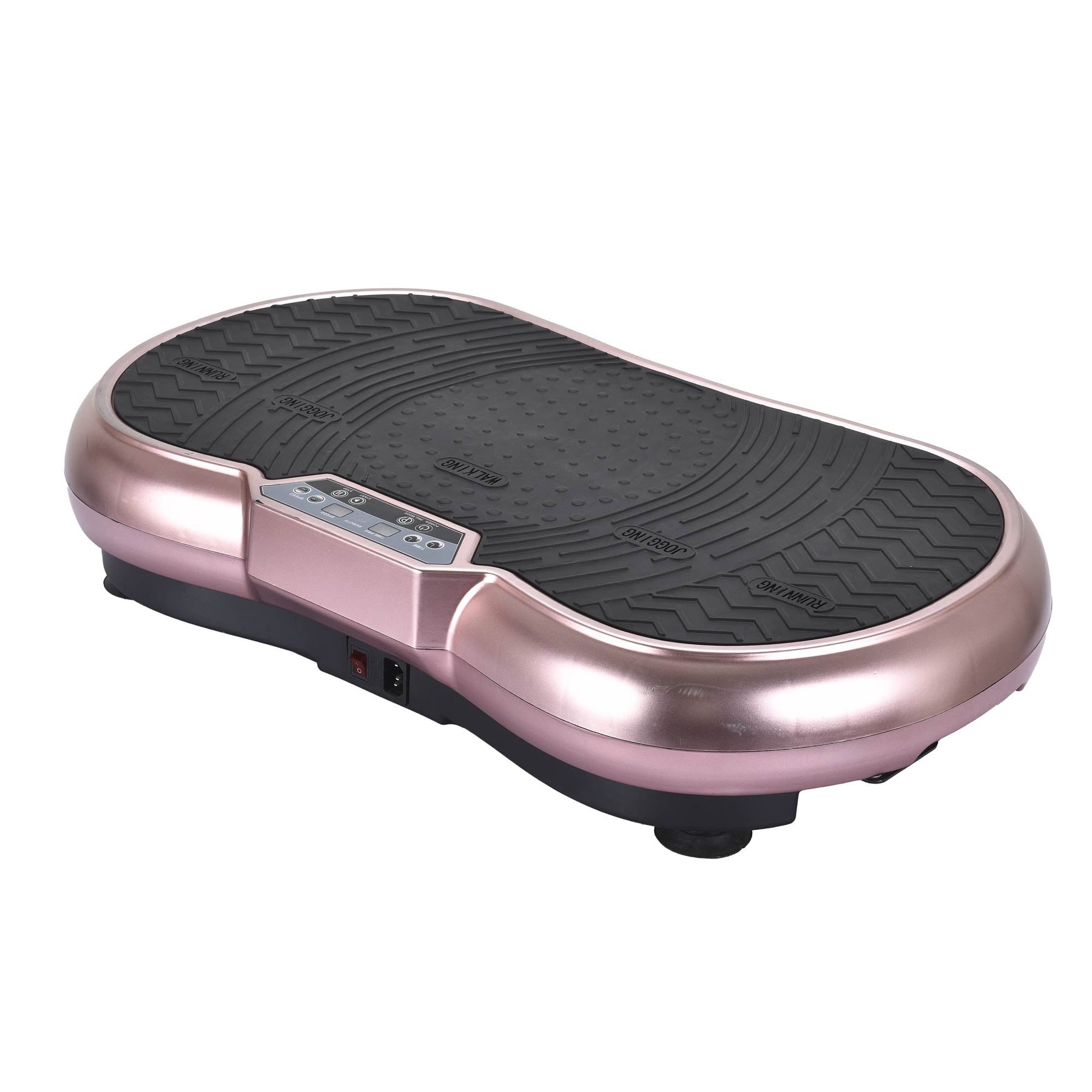 Social Hike Rose Gold Vibration Machine Platform - Exercise Plate Whole Body Workout - SuperSaverAU - view 2
