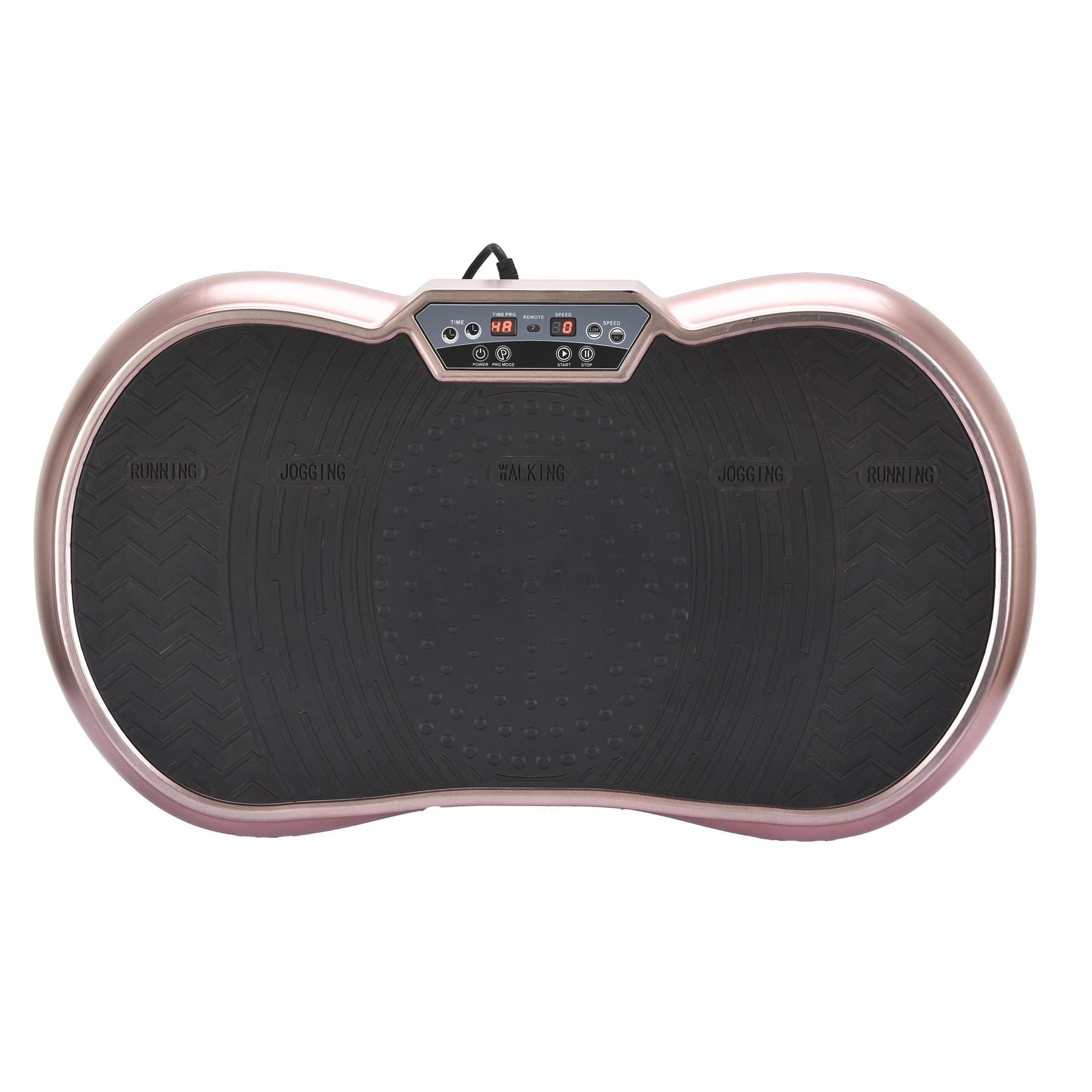 Social Hike Rose Gold Vibration Machine Platform - Exercise Plate Whole Body Workout - SuperSaverAU - view 4