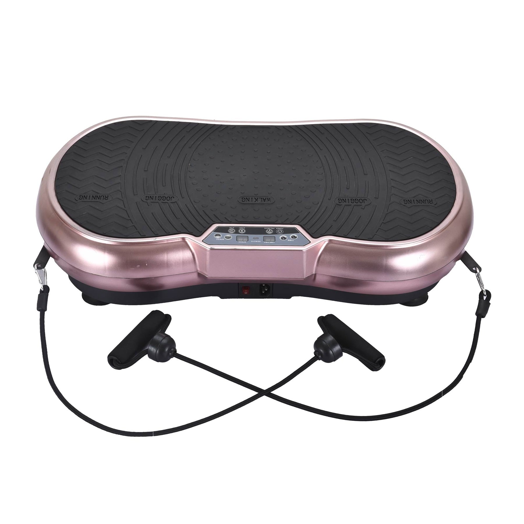Social Hike Rose Gold Vibration Machine Platform - Exercise Plate Whole Body Workout - SuperSaverAU - view 5