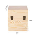 Essential Oils Wooden Storage Box - 59 Slots, 3-Tier, Pine Wood, Natural - SuperSaverAU - view 6
