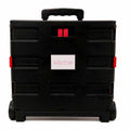 Foldable Portable Shopping Cart with Telescopic Handle and Smooth Rolling PVC Wheels - SuperSaverAU - view 1