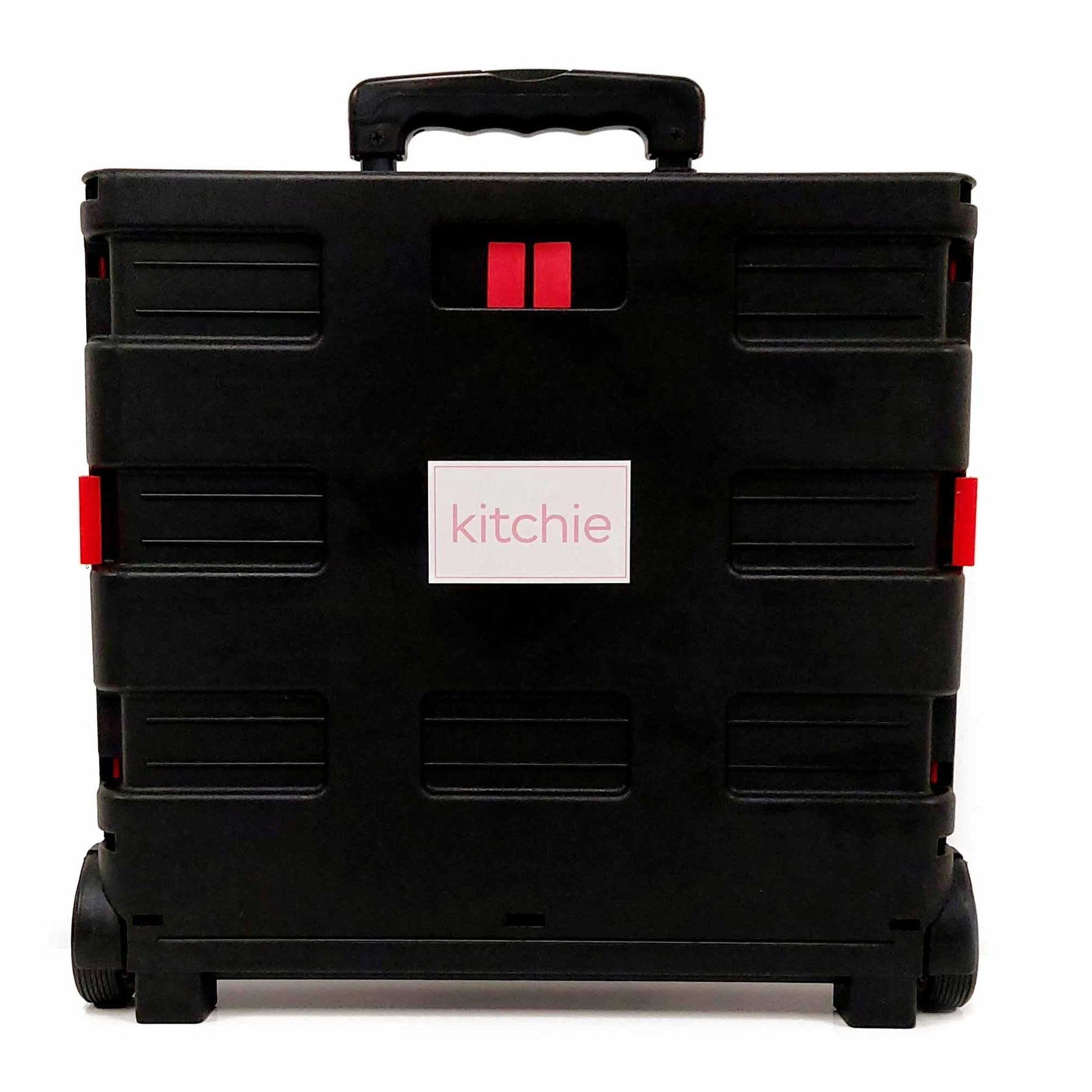 Foldable Portable Shopping Cart with Telescopic Handle and Smooth Rolling PVC Wheels - SuperSaverAU - view 1