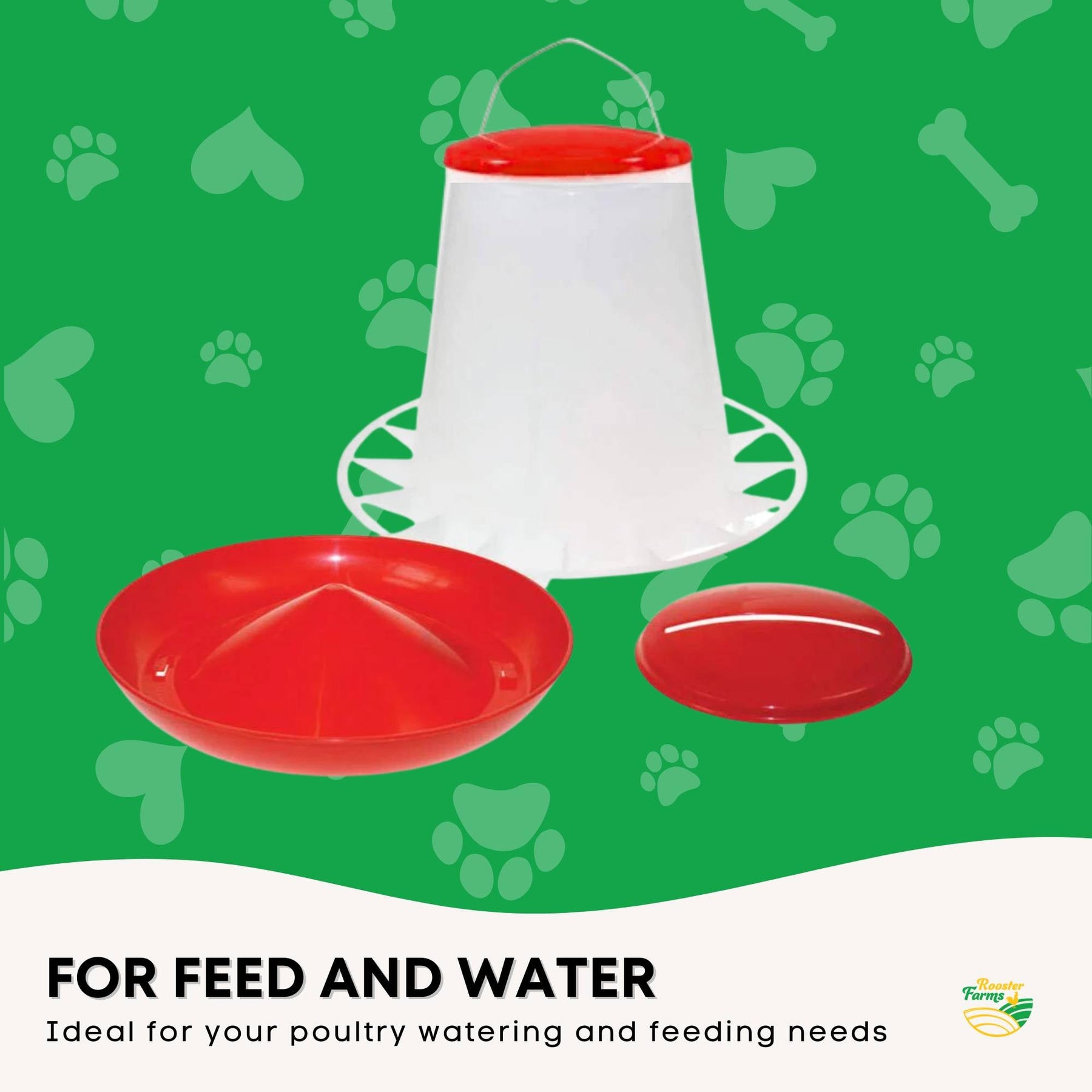 Rooster Farms 6kg Automatic Chicken Feeder - Continuous Flow, Segregated Design - SuperSaverAU - view 3