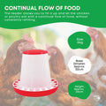 Rooster Farms 6kg Automatic Chicken Feeder - Continuous Flow, Segregated Design - SuperSaverAU - view 5