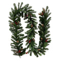Christabelle 2.7m Christmas Garland with Pine Cones & Berries Pine Tree Decoration Ornament - SuperSaverAU - view 1
