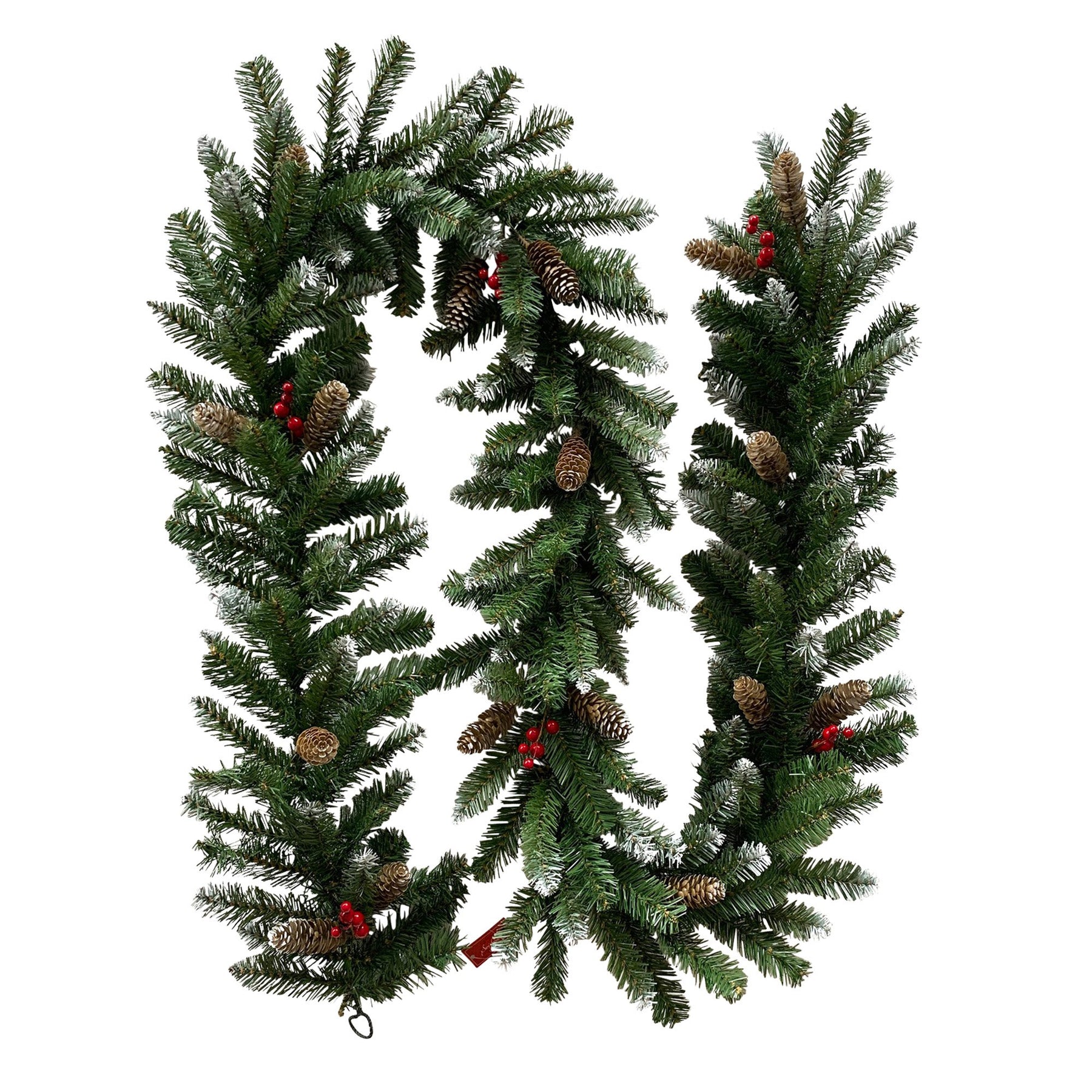 Christabelle 2.7m Christmas Garland with Pine Cones & Berries Pine Tree Decoration Ornament - SuperSaverAU - view 1