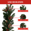 Christabelle 2.7m Christmas Garland with Pine Cones & Berries Pine Tree Decoration Ornament - SuperSaverAU - view 2