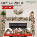 Christabelle Premium 1.8m Christmas Garland Jewelled Baubles & Berries Tree Decoration Ornament Pink Silver Gold - SuperSaverAU - view 2