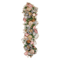Christabelle Premium 100cm Christmas Garland Jewelled Baubles & Berries Tree Decoration Ornament Pink Silver Gold - SuperSaverAU - view 1